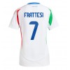 Italien Davide Frattesi #7 Auswärtstrikot EM 2024 Kurzarm